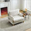 Canapé-lit inclinable pliable, convertible 3 en 1, au design moderne du milieu du siècle, idéal pour les petits espaces, comprend trois oreillers.