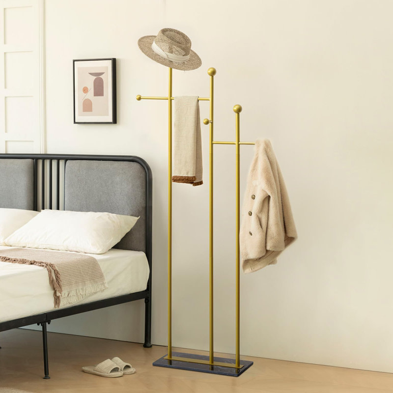 Portemanteau debout, Doré