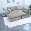 Chaise longue modulaire en L à compression pour la maison