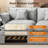 107.87'' W U-Shaped Sectional Sofa with 2 Ottomans-568220156
