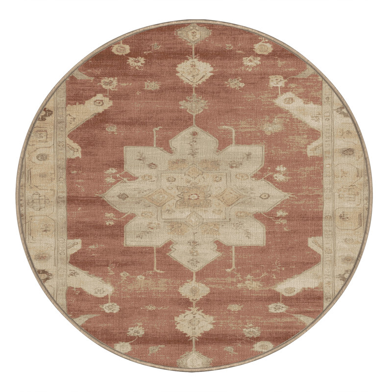 Tapis brun lavable à la machine