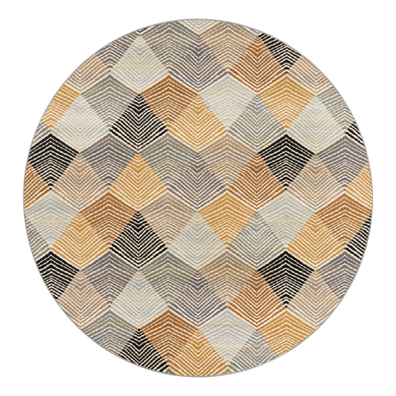 Keazia Area Rug, Round 5'1"
