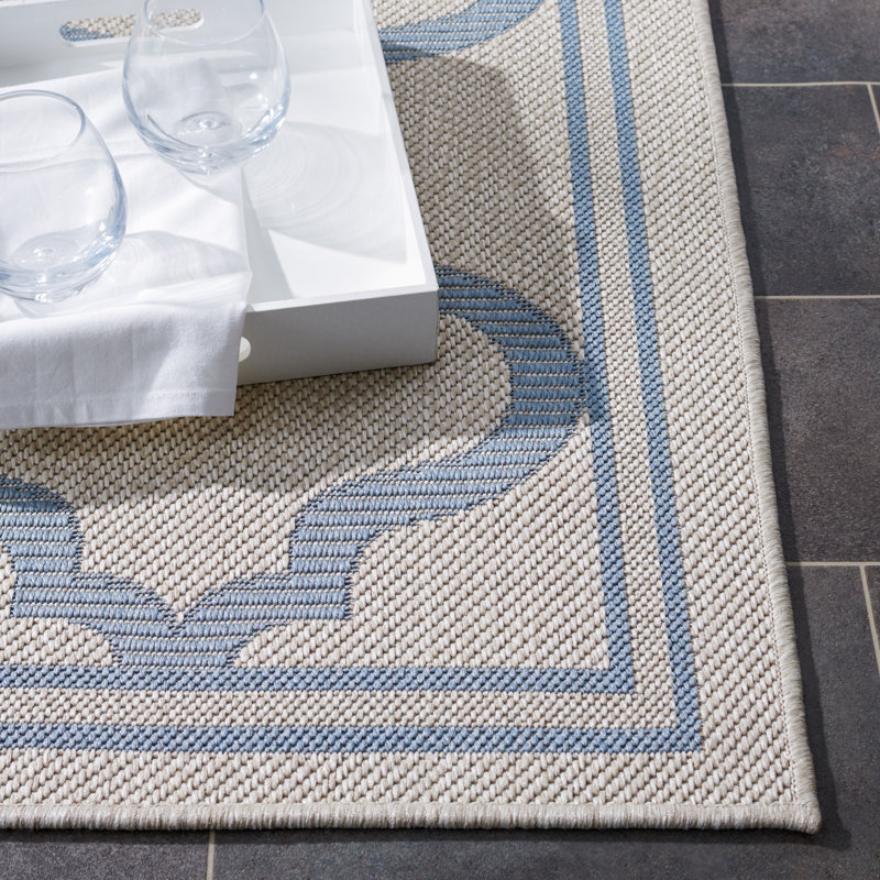 Bermuda Performance Machine Washable Geometric Rug, Rectangle 6'6" x 9'2"