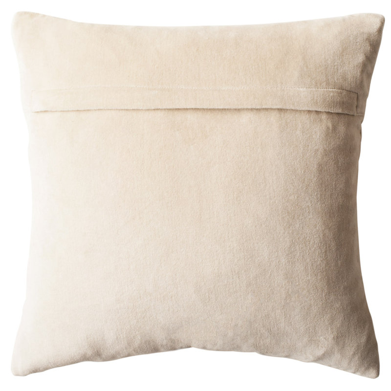 Dash Geometric Cowhide 18" x 18" Throw Pillow