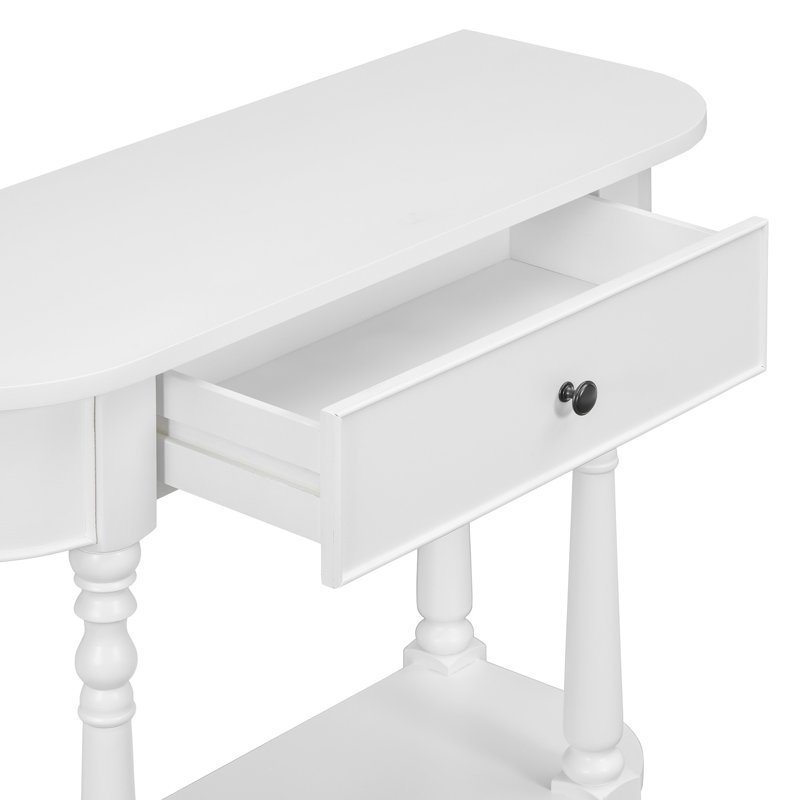 Console rétro en coin, Blanc