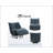 Talmon Shadow Chenille Glider Recliner with Swivel-1428421013