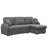 82" Sleeper Sofas Build-in USB Charging Port-2009706016