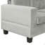 Canapé modulaire de 105 po avec repose-pieds avec rangement, canapé en L avec 2 coussins et porte-gobelets, canapé modulaire avec méridienne réversible