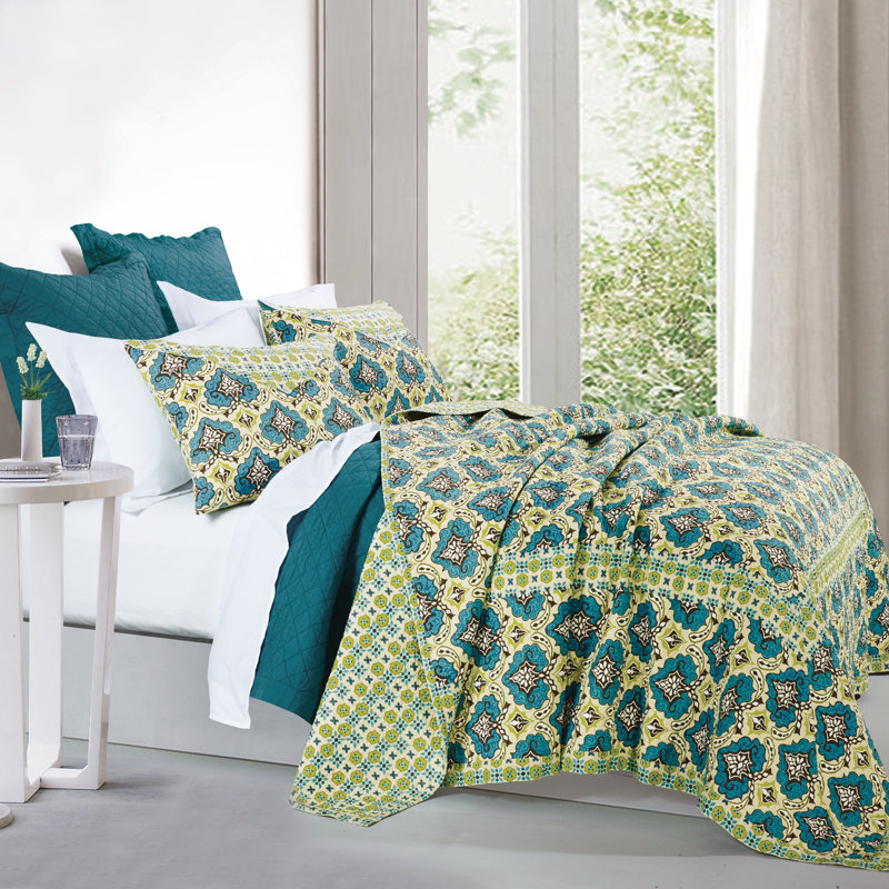 Salado Cotton Floral Quilt, King