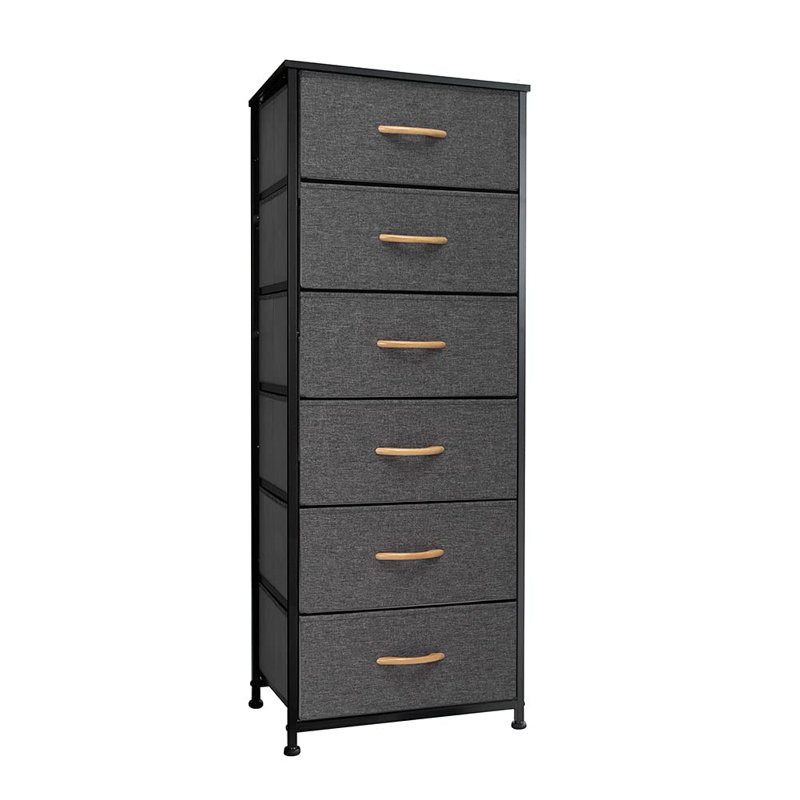 Barcelone 6 Drawer Storage Drawer, Gray