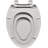 2-in-1 Dual Seat 19 Inch  PP Toilet Seat Elongated Soft Close Quick Install-120320089