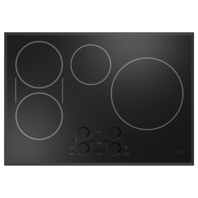 Plaque de cuisson électrique 30 po à 4 éléments Café, Noir