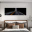 Art mural contemporain route sombre-130098791