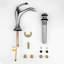 Rhen Single Hole Bathroom Faucet with Drain Assembly-36758641
