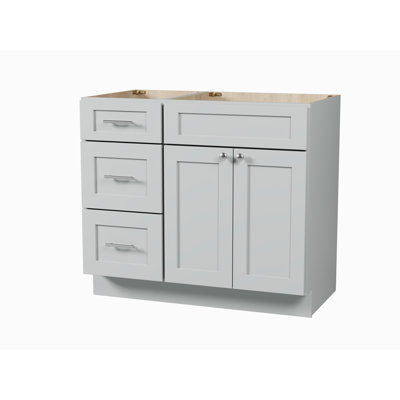 39'' Single Bathroom Vanity Base Only in White
