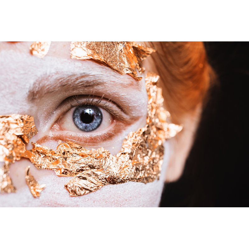 Woman With Blue Eyes - Wrapped Canvas Print, 81cm H x 122cm W x 3.8cm D