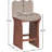 Shaw Cassady Chenille Fabric Upholstered Counter Stool-1627265046-1627265042