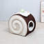 Swiss Roll Cake Cat Bed, 18.5'' Cute Cat Condo With Soft Scratching Surface