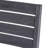 Outdoor Armless Chair In Grey Color - Constructed With Wood And Padding 2pcs Dining Furniture, & Padding, Slat Back Seat, Patio Chair, 400 Lbs Weight Load