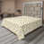 Blanc et saumon / motif floral vert lime est en rupture de stock