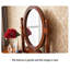 Table de meuble-lavabo brun