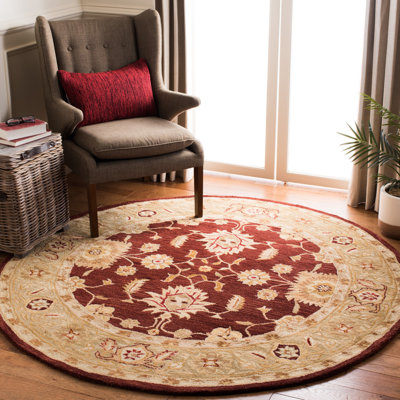 Tingley Hand Tufted Wool Floral Rug