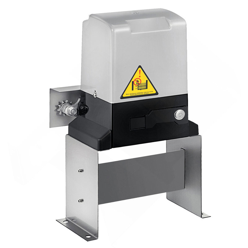 Ouvre-porte coulissant automatique 1400LBS avec 2 télécommandes, trousse de quincaillerie pour la sécurité, vitesse de déplacement 40 pi par minute, moteur électrique de barrière coulissante