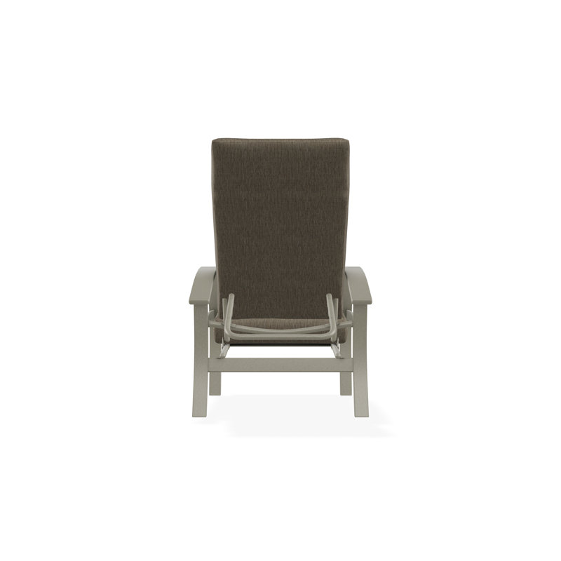 Belle Isle Outdoor Lounge Chair, Storm, Grasscloth Dune