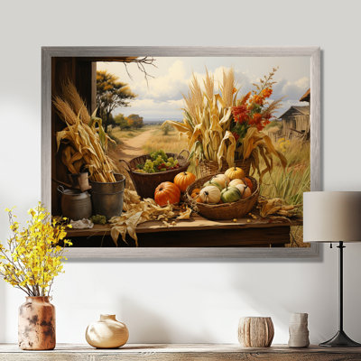 African Harvest Abundance III - Art mural africain