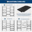 138cm H x 158cm W Steel Bookcase-2088344824