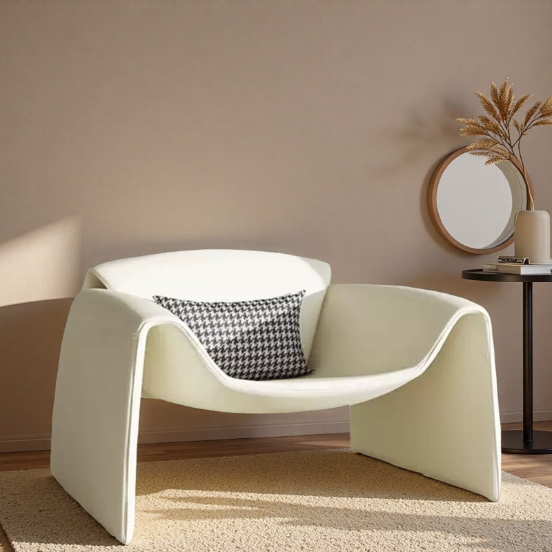 Chaise de loisirs simple Creative Minimalist., Beige