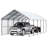 Metal Carport Heavy Duty Outdoor Car Shelter Garage for Boats-109691629