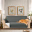 Microfibre/Microsuede Reversible Box Cushion Sofa Slipcover-1998516899