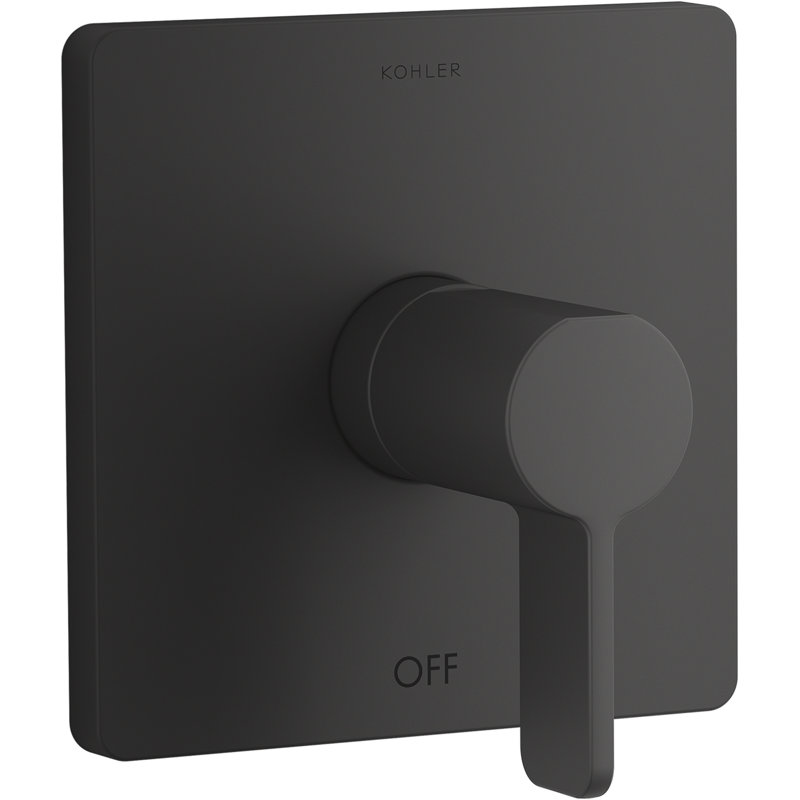 Parallel Shower Valve Trim, Matte Black