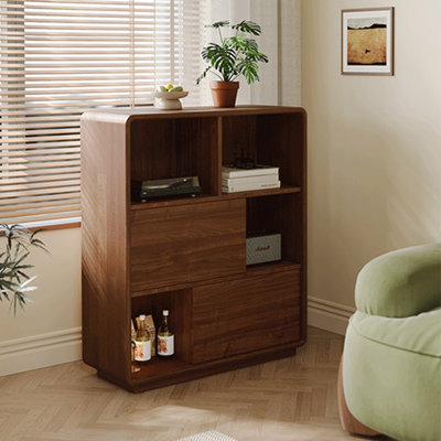 Solid wood furniture bookcase