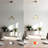 Modern 1 - Light Dome Chandelier Dimmable