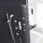FontanaShowers Mugla Round Thermostatic Ceiling Rainfall Shower System