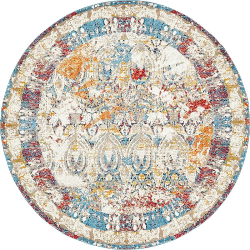 Murawski Oriental Indoor Rug, Round 8'