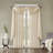 Elegant Solid Crushed Curtain Panel Pair (2 Window Panels)-1345903304-1345903305