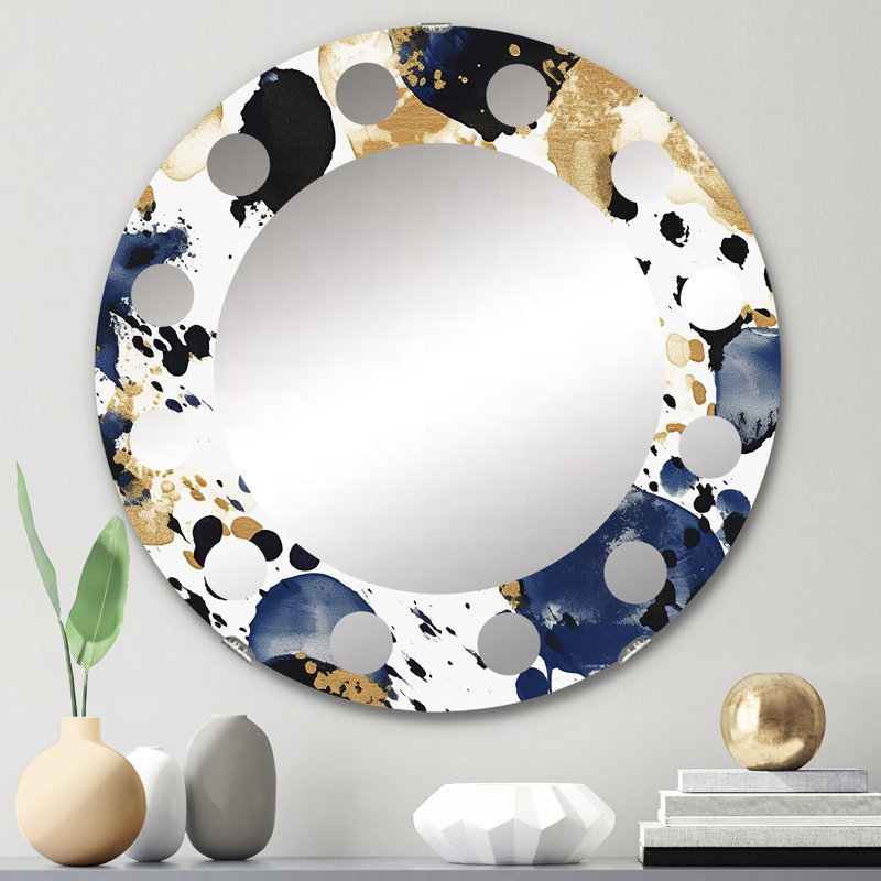 Miroir mural rond Gerst, 24 po x 24 po