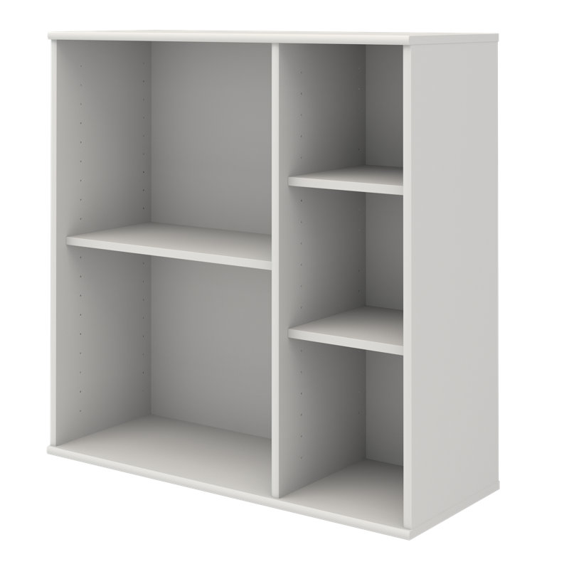 Mistral Kubus 69cm H x 69cm W Geometric Bookcase, 69cm H x 69cm W x 27cm D, White