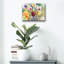 «Pansies Posing» par Annelein Beukenkamp, art mural en verre acrylique-513759852