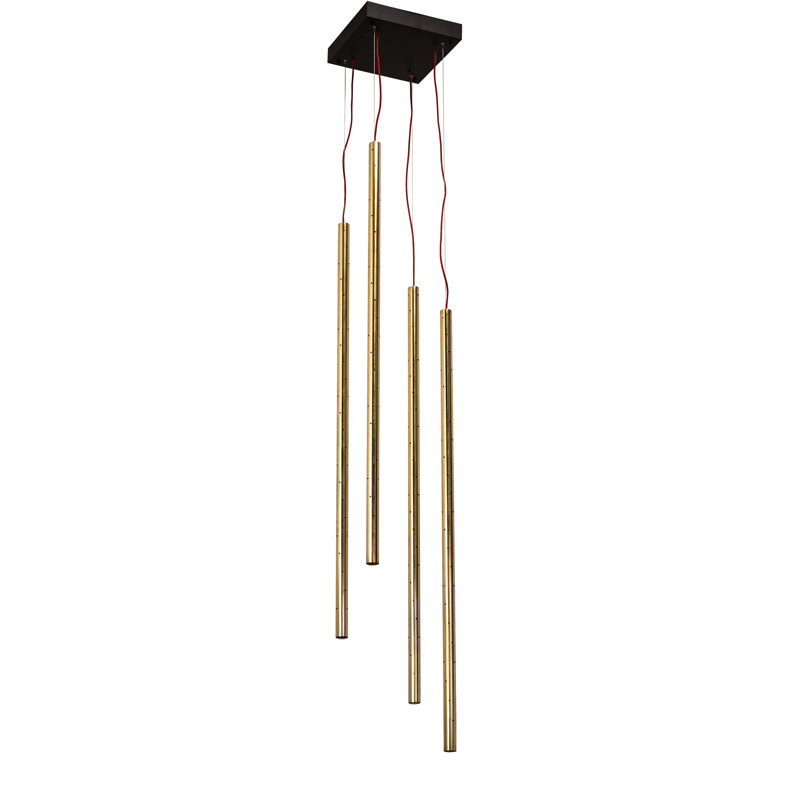 Luminaire suspendu cylindrique 4 lumières Emmentaler