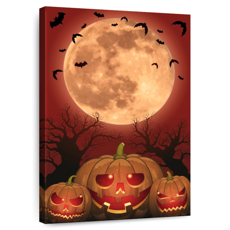 Ciel d'Halloween Lelend, H 51 po x l 34 po