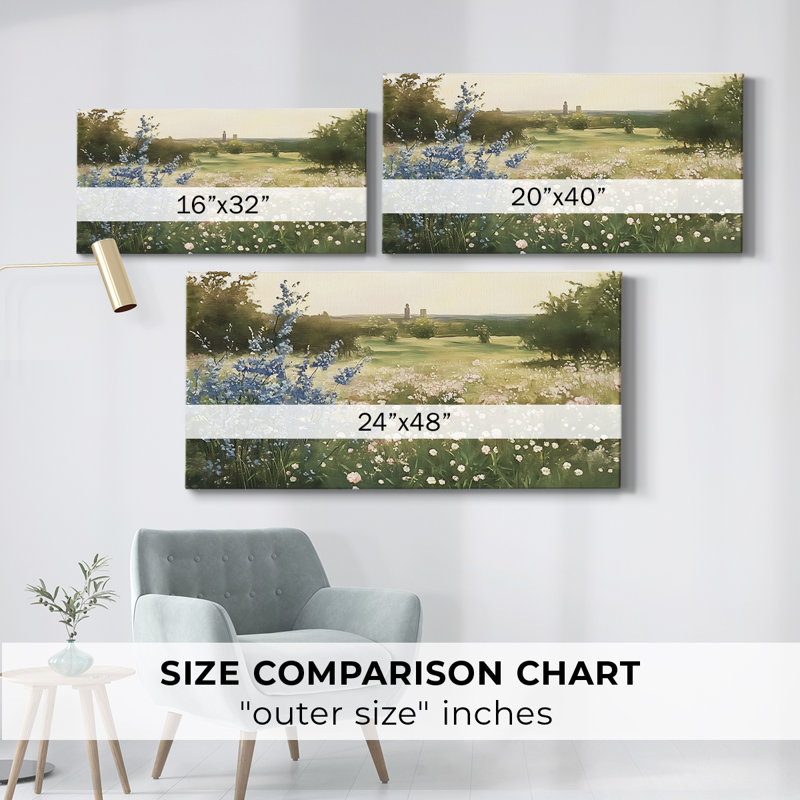 Botanical Series-CCLxxiii - Toile tendue avec châssis - Prêt à être accroché, H 16 po x l 32 po