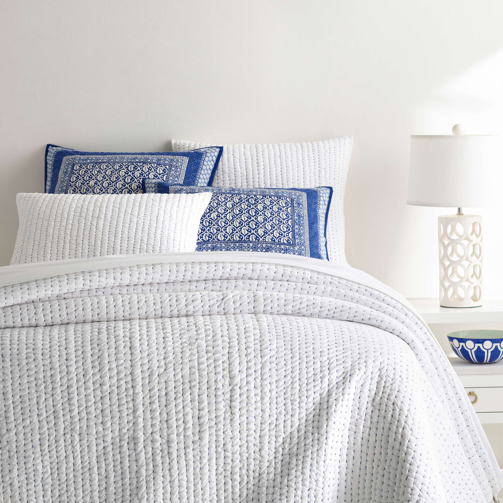 Atlantic Cotton Quilt Set, King Quilt