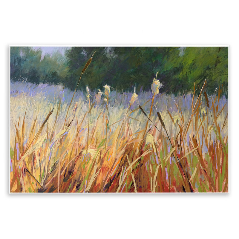 «Country Country Reeds» par Carol Strock Wasson, H 13 po x l 19 po