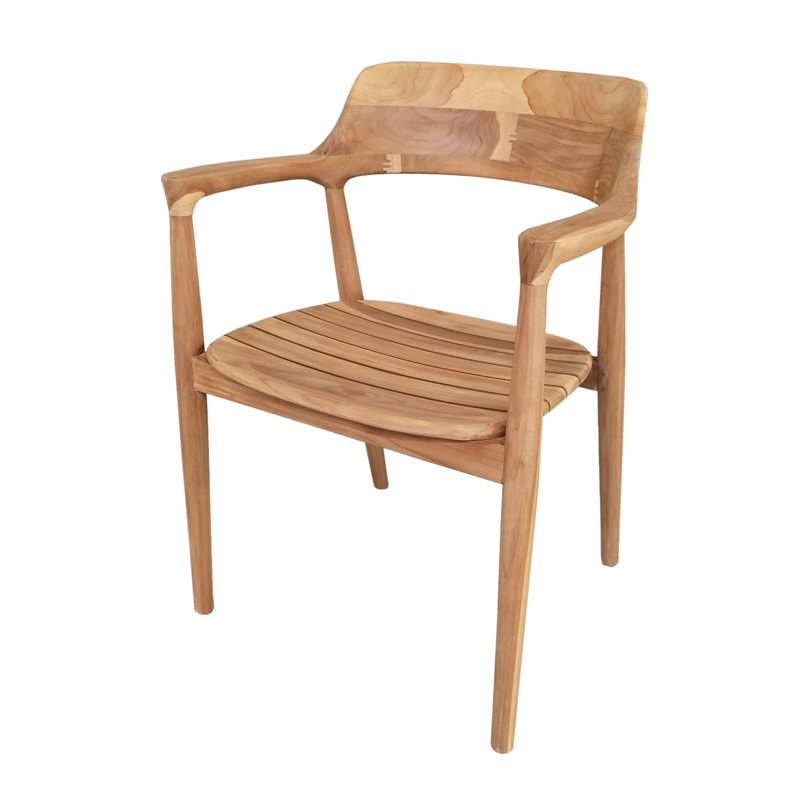 Chaise de patio en bois Dean