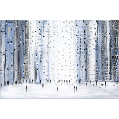 City Scene Print by Ekaterina Ermilkina