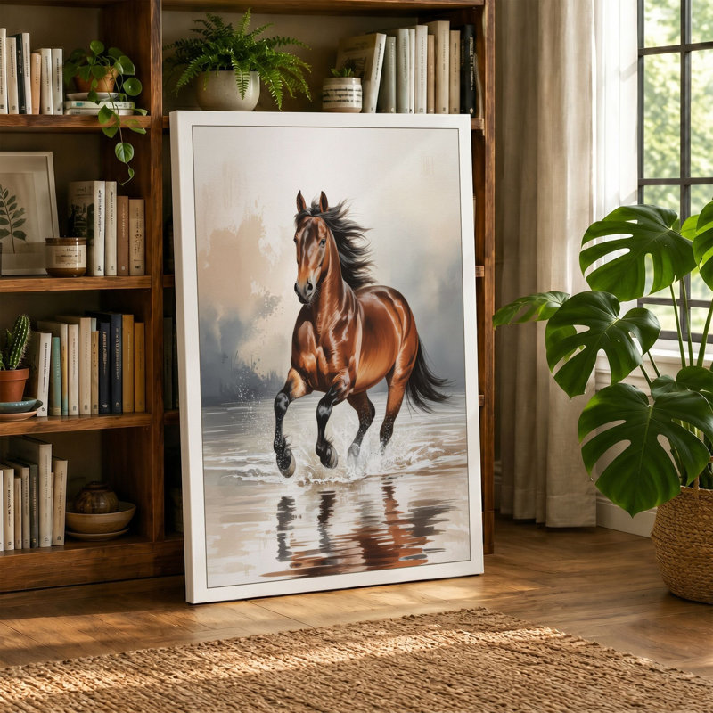 Print, 24x16 - 61.0 x 40.6 cm, Teal Border